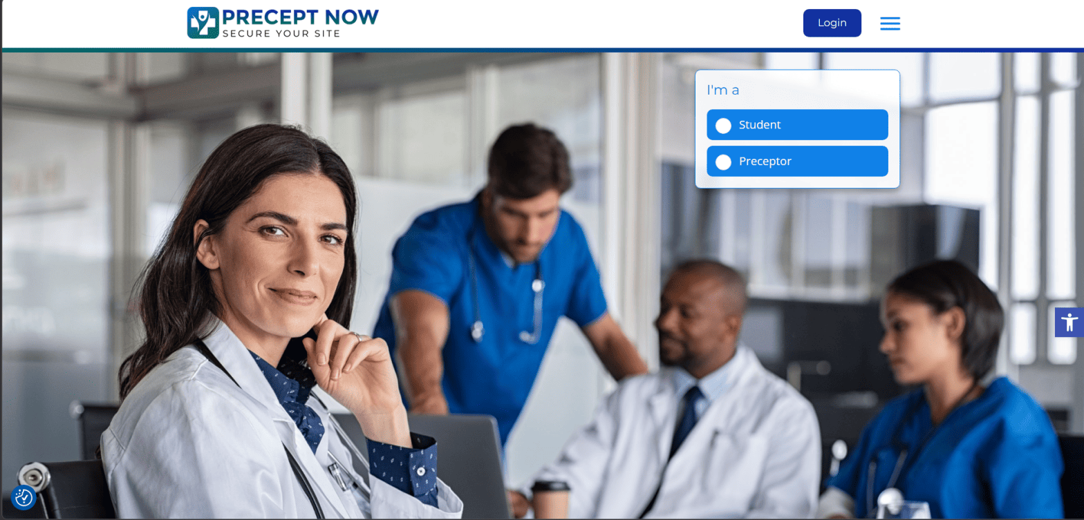 United States National membership website designed for client Precept Now